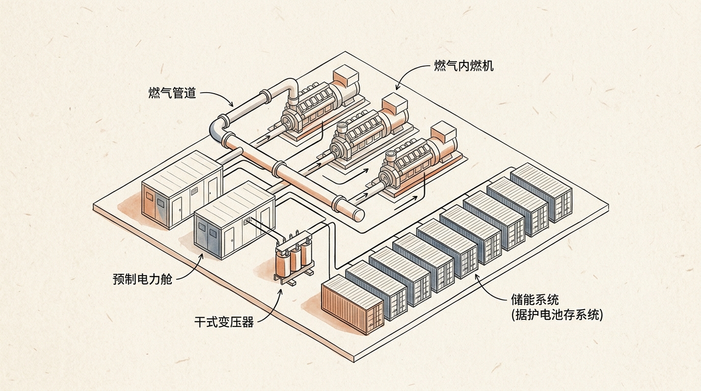 离网供电拓扑示意
